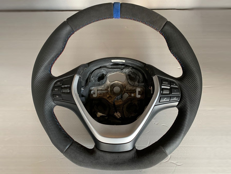  (2012–2019) Steering Wheel Leather + Alcantara M3 Style